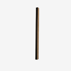 EIN547 Edge Ripple Minimalist Linear Metal Outdoor Wall Lamp Black Balcony/Terrace