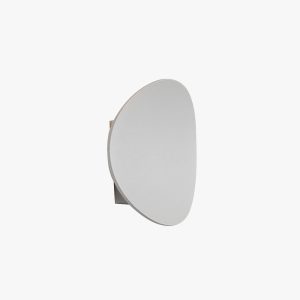 EIN554 Minimalist Pebbles Shaped Metal/Acrylic Outdoor Waterproof Wall Lamp, Black/Gray
