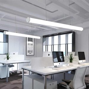 EIN597 Long Strip LED Linear Light round Tube Pendant for Office