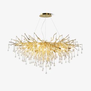 EIN612 Teardrop Crystal Chandelier