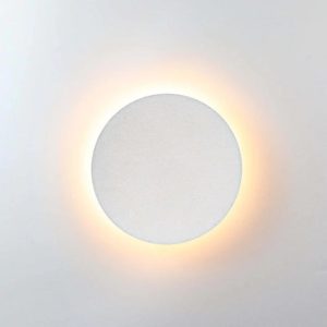 EIN555 Minimalist Round/Square Outdoor Wall Lamp LED Black/White