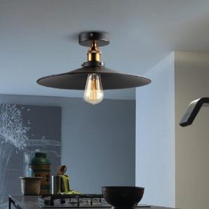 EIN568 Circular Teardrop Pendant Light Industrial Hallway Lighting LED Ceiling Light