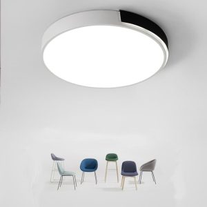 EIN566 Circular Modern LED Flush Mount Ceiling Light for Living Room